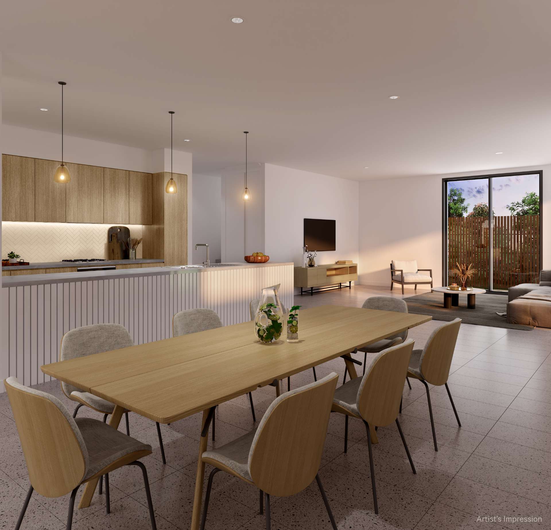 KITCHEN & LIVING